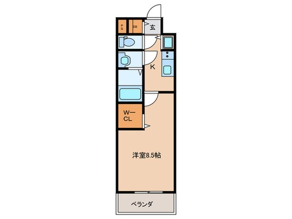 エスリード大曽根プレシャスの物件間取画像